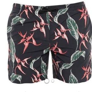 Sandro Man Swim Trunks Black Size S Polyamide, Elastane